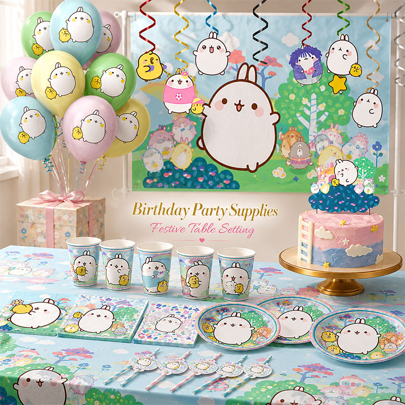 Confetti Balloon Set - Articoli per feste a tema Molang