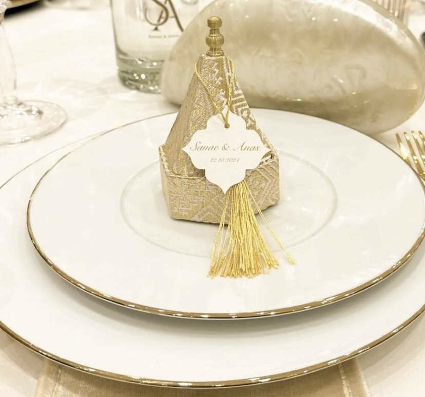 Wedding Supply Business - Etichetta personalizzata per il giorno dell'henné