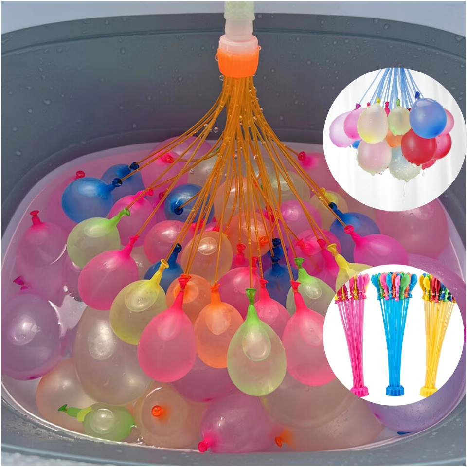 Confetti Balloon Set - Palloncini d'acqua a riempimento rapido, auto-riempibili,