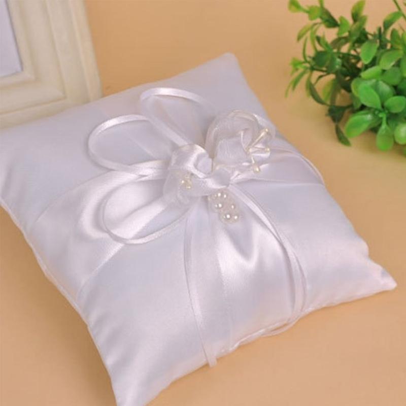 Ring Bearer Pillow - P9fe perle per perle anelli cuscino