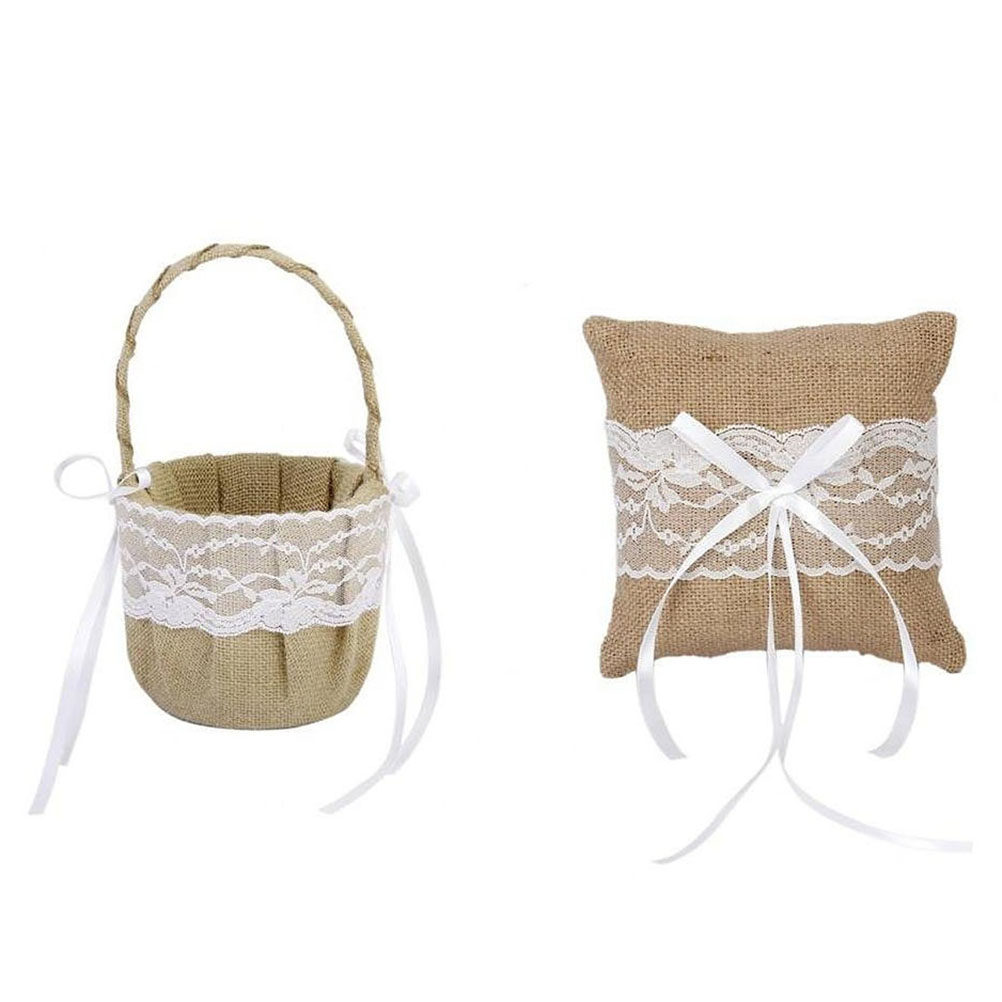 Ring Bearer Pillow - Set di 6 Cuscini Portafiori in