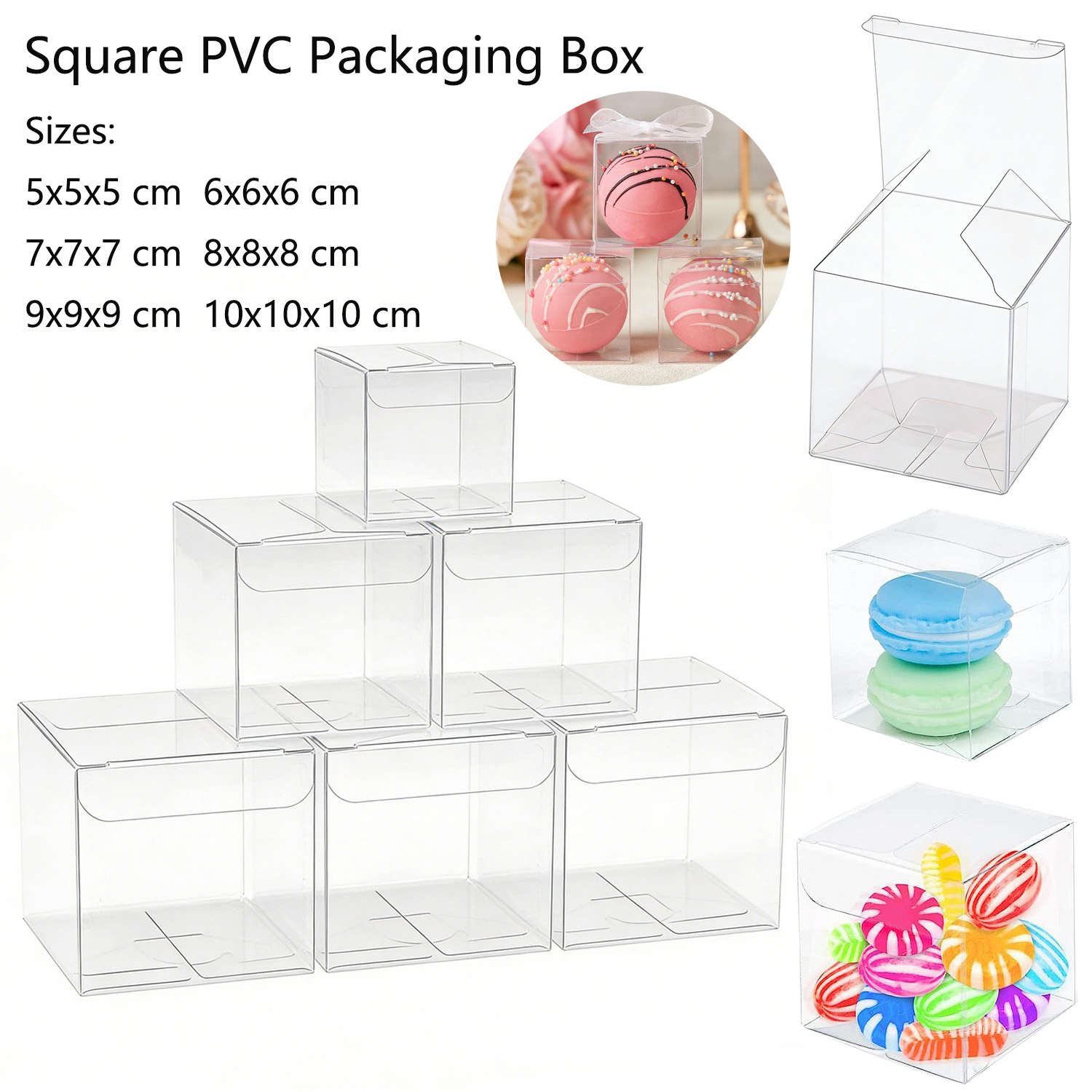 10-50 Pezzi Scatole Trasparent - Wedding Favor Box recensione e prezzo