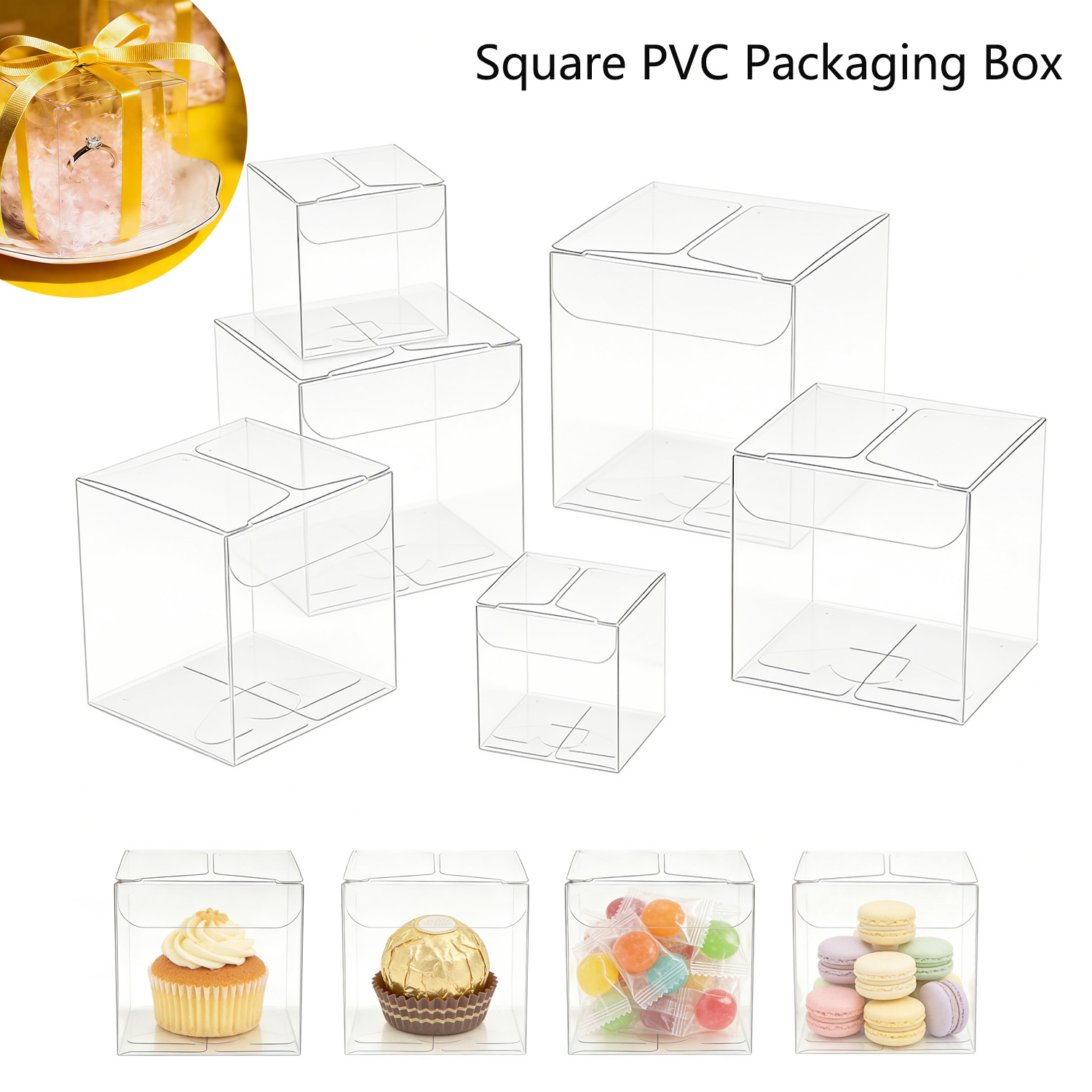 10-50 Pezzi Scatole Trasparent - Wedding Favor Box recensione e prezzo