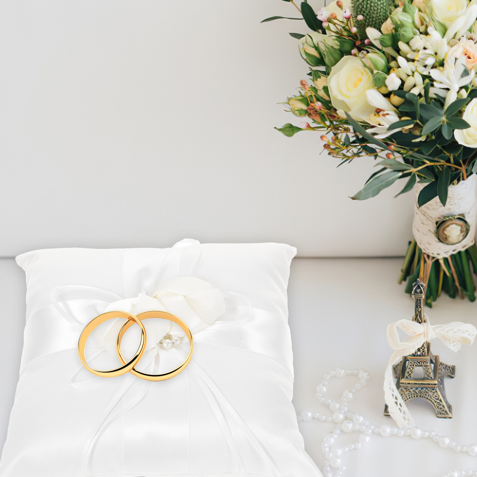 Cuscino Portafedi 20x20cm in R - Ring Bearer Pillow recensione e prezzo