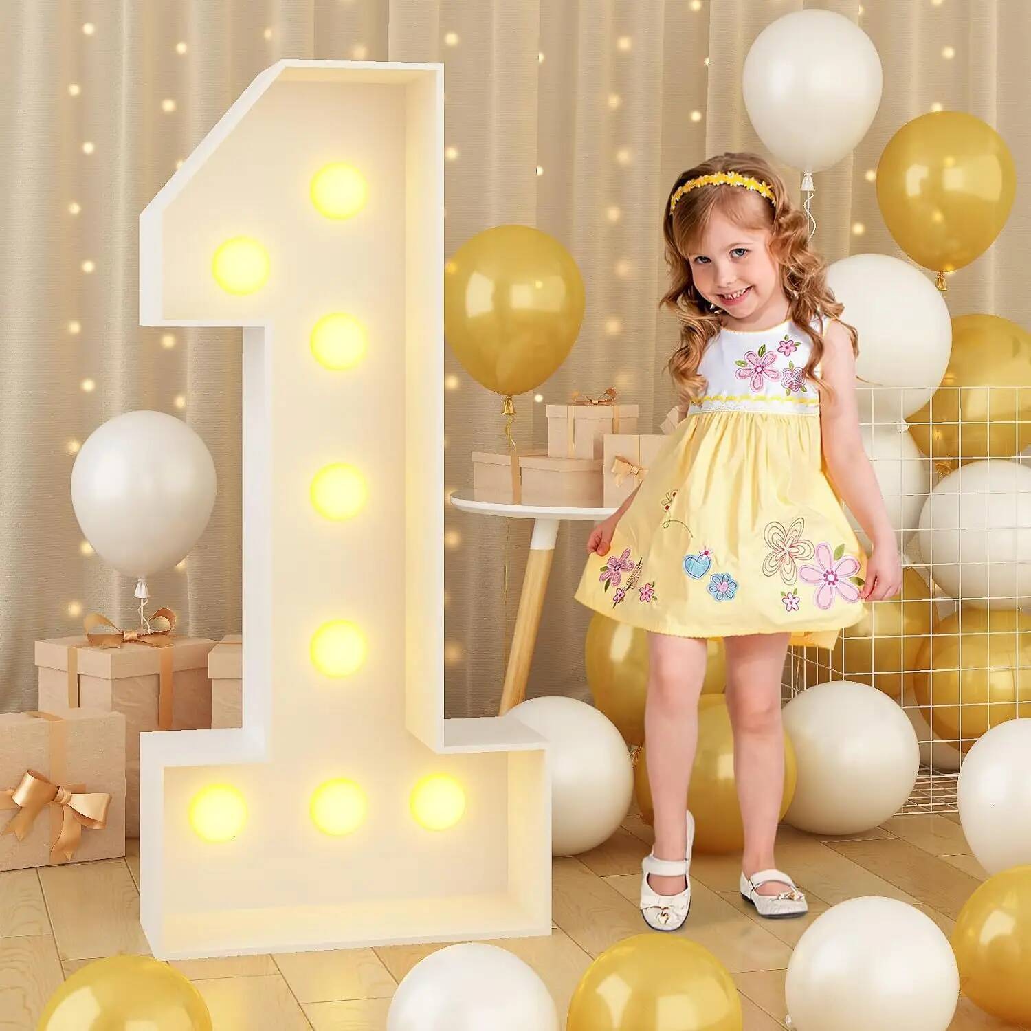 Numero Gigante Luminoso a LED  - Confetti Balloon Set recensione e prezzo