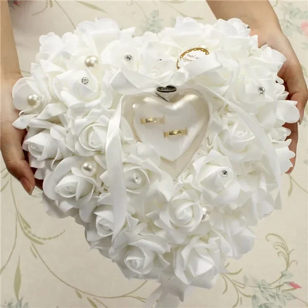 Porta anelli bianco Porta cusc - Ring Bearer Pillow recensione e prezzo