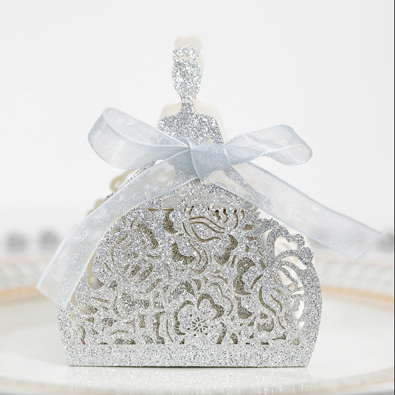 10 pezzi/set abiti da sposa a  - Wedding Favor Box recensione e prezzo