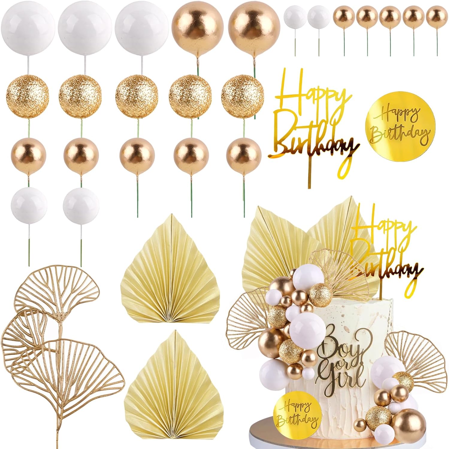 Toppers per torta con palline  - Confetti Balloon Set recensione e prezzo
