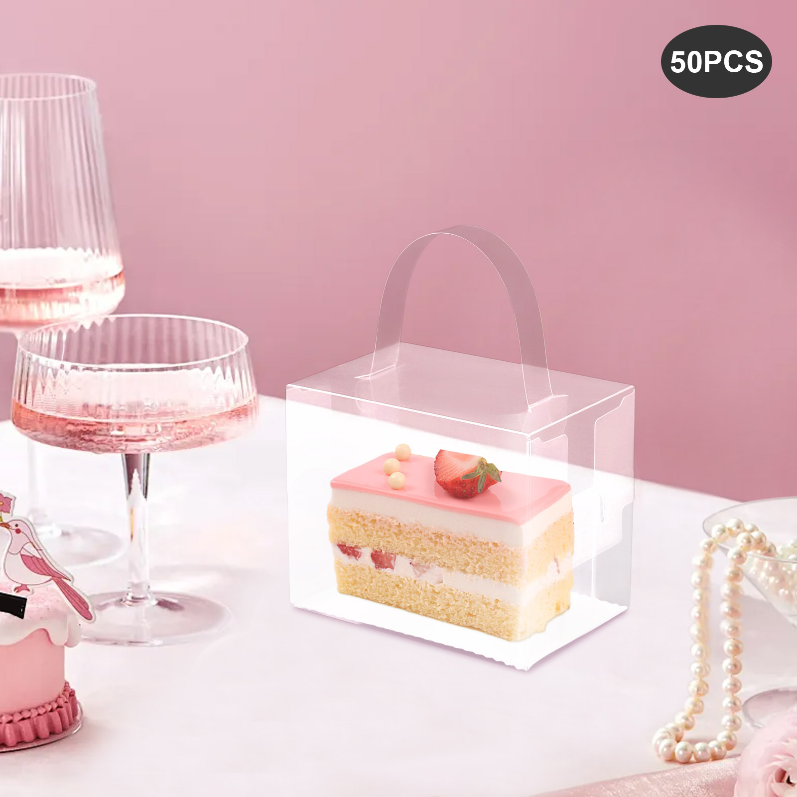 Set di 50 Scatole Trasparenti  - Wedding Favor Box recensione e prezzo